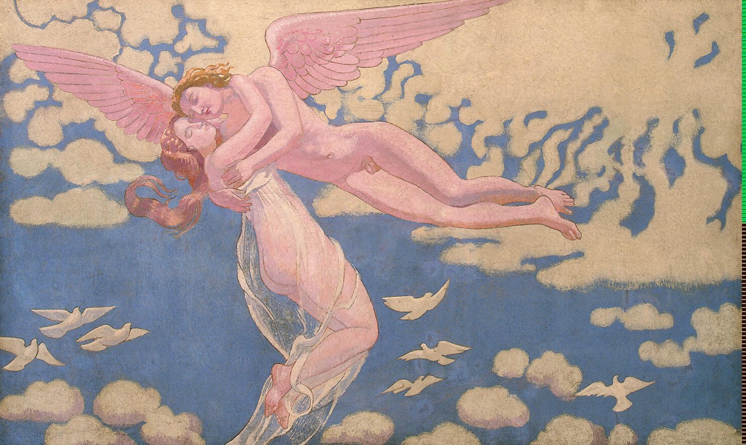 Maurice Denis - Amor tragt Psyche in den Himmel - Cupid Carrying Psyche Up to Heaven